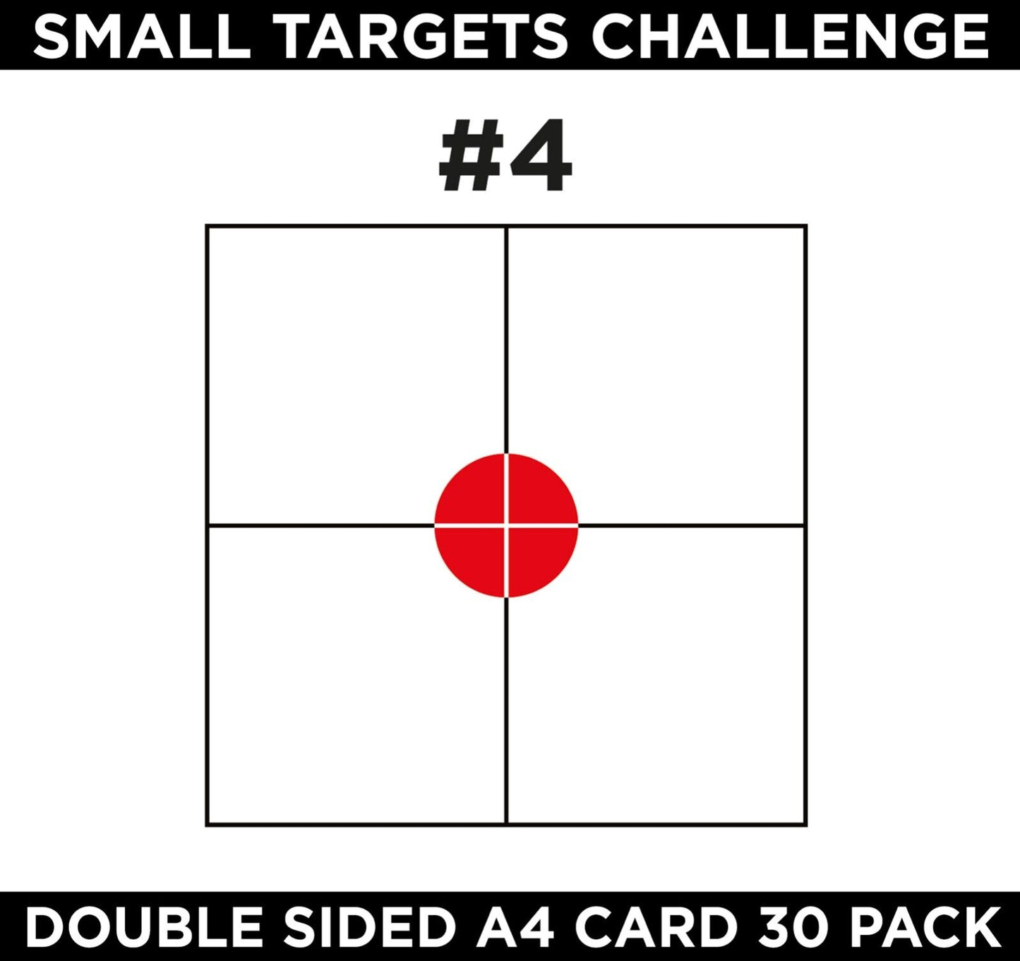 BENCHREST Shooting Targets 25mm A4 Sheets Airsoft PCP Rifle Rimfire 2 Sided 30 Pack