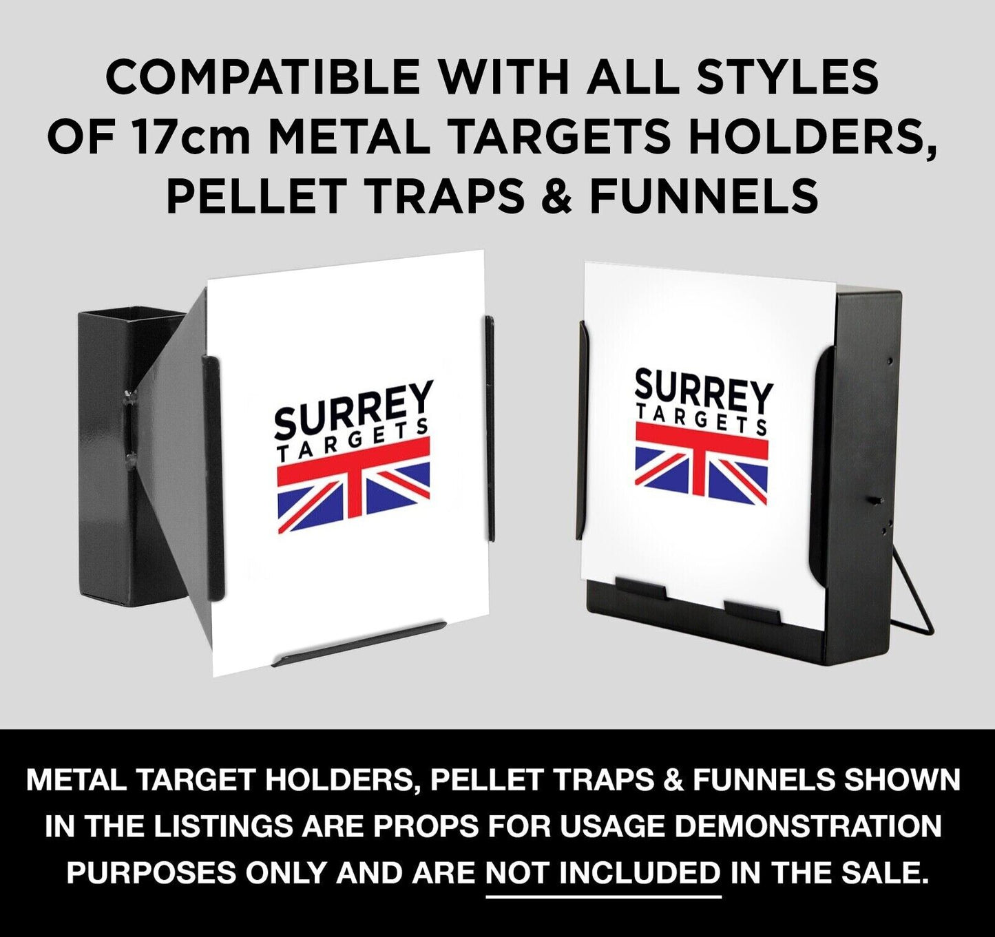 BISLEY 17cm TARGETS. To fit 17cm Target Holders. Pack of 50