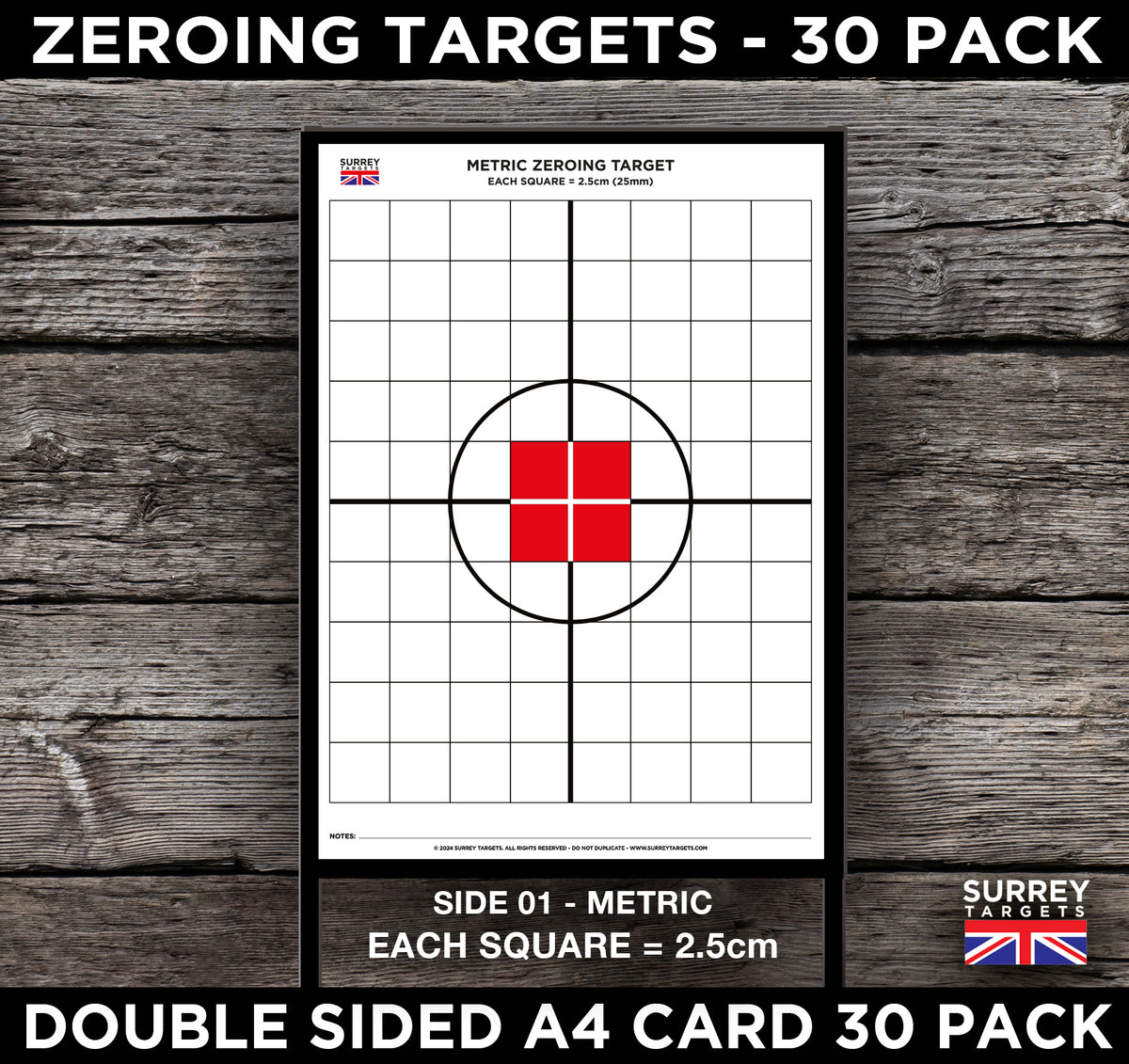 Ce Target ZEROING EXACTING SIGHTING TARGETS Centrefire Full Bore Rifle Deer Stal ...