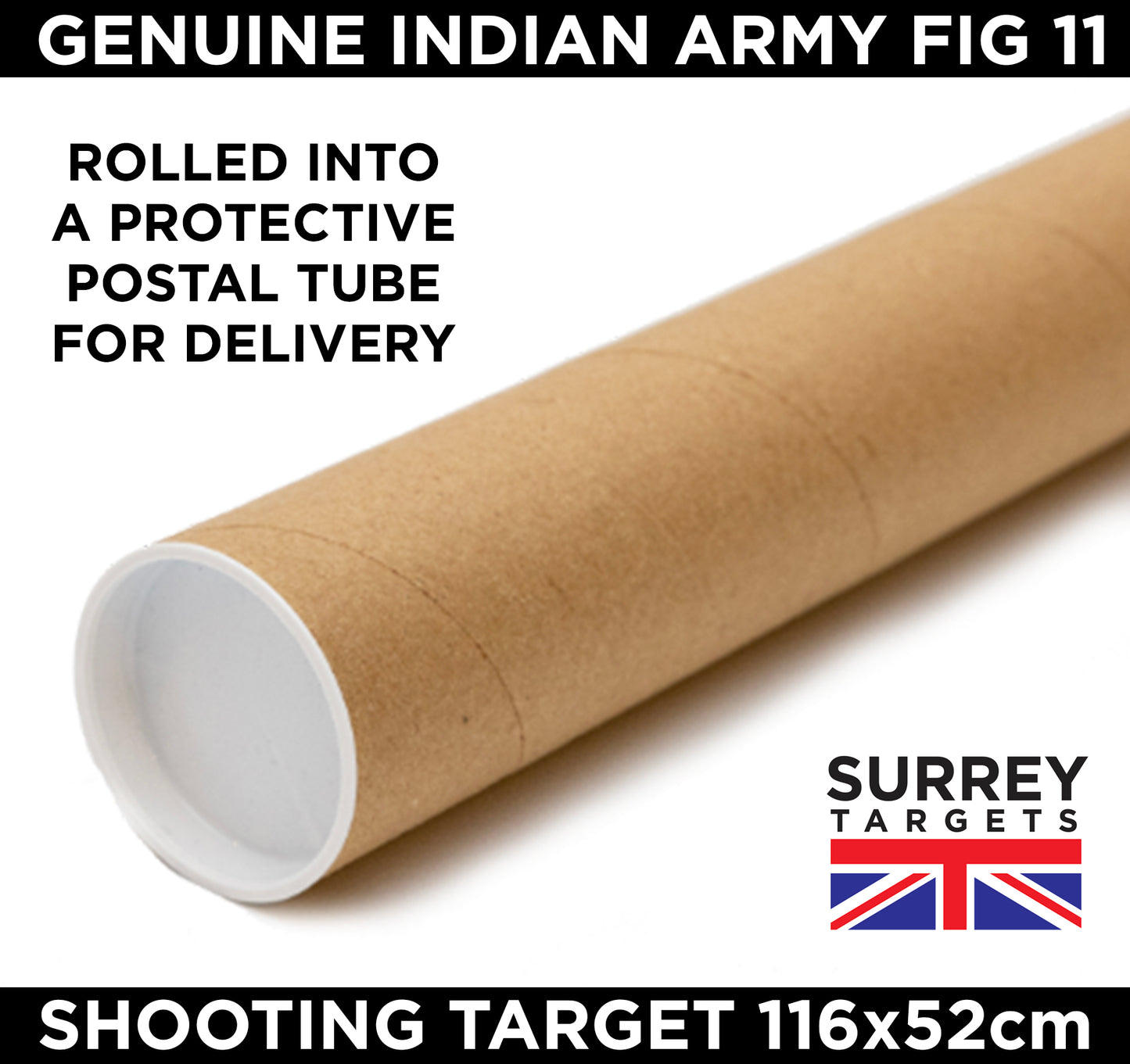 FIG 11 INDIAN ARMY SHOOTING TARGET Air Rifle Pistol BB Airsoft GENUINE IMPORT