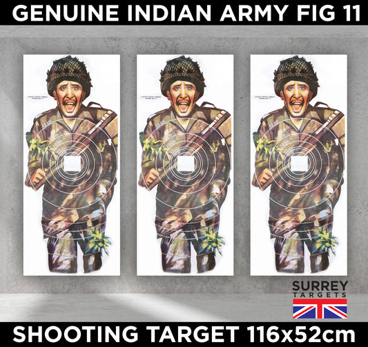 FIG 11 INDIAN ARMY SHOOTING TARGET Air Rifle Pistol BB Airsoft GENUINE IMPORT